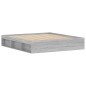 vidaXL Bettgestell Grau Sonoma 180x200 cm vidaXL Bettgestell Grau Sonoma 180x200 cm