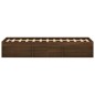 vidaXL Bettgestell Braun Eichen-Optik 120x190 cm vidaXL Bettgestell Braun Eichen-Optik 120x190 cm