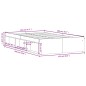 vidaXL Bettgestell Schwarz 120x200 cm vidaXL Bettgestell Schwarz 120x200 cm