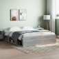 vidaXL Bettgestell Grau Sonoma 140x200 cm vidaXL Bettgestell Grau Sonoma 140x200 cm