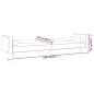 vidaXL Schlafsofa 2-Sitzer mit 2 Kissen Rosa Samt vidaXL Schlafsofa 2-Sitzer mit 2 Kissen Rosa Samt
