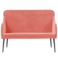 vidaXL Sitzbank Rosa 110x76x80 cm Samt vidaXL Sitzbank Rosa 110x76x80 cm Samt