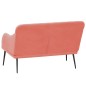 vidaXL Sitzbank Rosa 110x76x80 cm Samt vidaXL Sitzbank Rosa 110x76x80 cm Samt