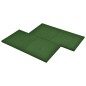 vidaXL Fallschutzfliesen 12 Stk. Gummi 50 x 50 x 3 cm Grün vidaXL Fallschutzfliesen 12 Stk. Gummi 50 x 50 x 3 cm Grün