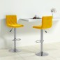 vidaXL Barhocker 2 Stk. Senfgelb Samt vidaXL Barhocker 2 Stk. Senfgelb Samt
