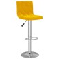 vidaXL Barhocker 2 Stk. Senfgelb Samt vidaXL Barhocker 2 Stk. Senfgelb Samt
