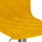 vidaXL Barhocker 2 Stk. Senfgelb Samt vidaXL Barhocker 2 Stk. Senfgelb Samt