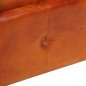 vidaXL Chesterfield-Sofa 2-Sitzer Hellbraun Echtleder vidaXL Chesterfield-Sofa 2-Sitzer Hellbraun Echtleder