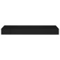 vidaXL Schweberegal mit Schublade Schwarz 80x25x8 cm vidaXL Schweberegal mit Schublade Schwarz 80x25x8 cm