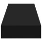 vidaXL Schweberegal mit Schublade Schwarz 80x25x8 cm vidaXL Schweberegal mit Schublade Schwarz 80x25x8 cm