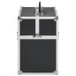 vidaXL Kosmetikkoffer 37x24x35 cm Schwarz Aluminium vidaXL Kosmetikkoffer 37x24x35 cm Schwarz Aluminium