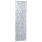 vidaXL Insektenschutz-Vorhang Weiß und Grau 90x200 cm Chenille vidaXL Insektenschutz-Vorhang Weiß und Grau 90x200 cm Chenille