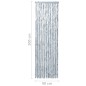 vidaXL Insektenschutz-Vorhang Weiß und Grau 90x200 cm Chenille vidaXL Insektenschutz-Vorhang Weiß und Grau 90x200 cm Chenille