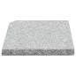vidaXL Sonnenschirm-Gewichtsplatte Granit 25 kg Quadratisch Grau vidaXL Sonnenschirm-Gewichtsplatte Granit 25 kg Quadratisch Grau