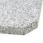 vidaXL Sonnenschirm-Gewichtsplatte Granit 25 kg Quadratisch Grau vidaXL Sonnenschirm-Gewichtsplatte Granit 25 kg Quadratisch Grau