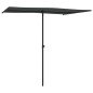 vidaXL Sonnenschirm mit Aluminium-Mast 2x1,5 m Anthrazit vidaXL Sonnenschirm mit Aluminium-Mast 2x1,5 m Anthrazit