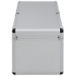 vidaXL Aufbewahrungskoffer 2 Stk. Silbern Aluminium vidaXL Aufbewahrungskoffer 2 Stk. Silbern Aluminium