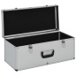 vidaXL Aufbewahrungskoffer 2 Stk. Silbern Aluminium vidaXL Aufbewahrungskoffer 2 Stk. Silbern Aluminium