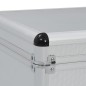 vidaXL Aufbewahrungskoffer 2 Stk. Silbern Aluminium vidaXL Aufbewahrungskoffer 2 Stk. Silbern Aluminium