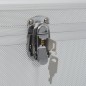 vidaXL Aufbewahrungskoffer 2 Stk. Silbern Aluminium vidaXL Aufbewahrungskoffer 2 Stk. Silbern Aluminium