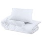 vidaXL Bettwäsche-Set Weiß 140x200 cm Leichte Mikrofaser vidaXL Bettwäsche-Set Weiß 140x200 cm Leichte Mikrofaser
