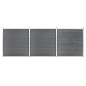 vidaXL Gartenzaun WPC 526x186 cm Grau vidaXL Gartenzaun WPC 526x186 cm Grau