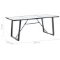 vidaXL Esstisch Weiß 200 x 100 x 75 cm Hartglas vidaXL Esstisch Weiß 200 x 100 x 75 cm Hartglas
