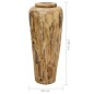 vidaXL Deko-Vase 40 x 100 cm Massivholz Teak vidaXL Deko-Vase 40 x 100 cm Massivholz Teak