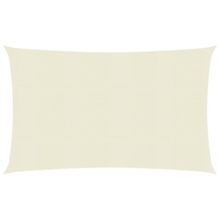 vidaXL Sonnensegel 160 g/m² Creme 6x8 m HDPE