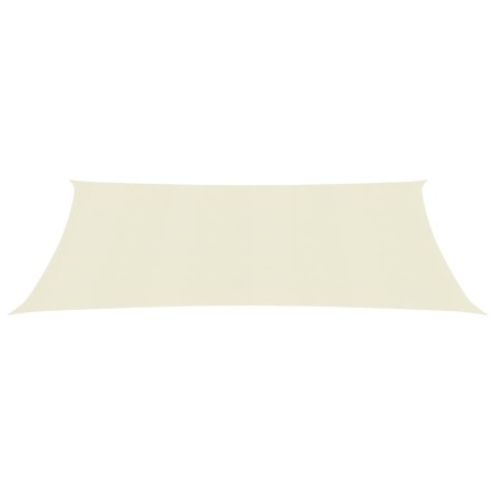 vidaXL Sonnensegel 160 g/m² Creme 6x8 m HDPE