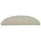 vidaXL Treppenmatten Selbstklebend Sisal-Look 15 Stk 65x21x4 Hellbeige vidaXL Treppenmatten Selbstklebend Sisal-Look 15 Stk 65x21x4 Hellbeige