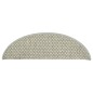 vidaXL Treppenmatten Selbstklebend Sisal-Look 15 Stk 65x21x4 Hellbeige vidaXL Treppenmatten Selbstklebend Sisal-Look 15 Stk 65x21x4 Hellbeige