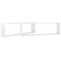 vidaXL Würfelregale 2 Stk. Hochglanz-Weiß 100x15x30 cm Holzwerkstoff vidaXL Würfelregale 2 Stk. Hochglanz-Weiß 100x15x30 cm Holzwerkstoff