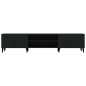 vidaXL TV-Schrank Schwarz 180x31,5x40 cm Holzwerkstoff vidaXL TV-Schrank Schwarz 180x31,5x40 cm Holzwerkstoff