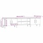 vidaXL TV-Schrank Schwarz 180x31,5x40 cm Holzwerkstoff vidaXL TV-Schrank Schwarz 180x31,5x40 cm Holzwerkstoff
