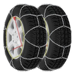 vidaXL Schneeketten für Autoreifen 2 Stk. 16 mm SUV 4x4 Größe 390 