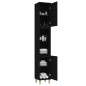 vidaXL Badschrank Schwarz 30x30x190 cm Holzwerkstoff vidaXL Badschrank Schwarz 30x30x190 cm Holzwerkstoff