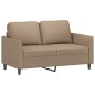 vidaXL 2-Sitzer-Sofa Cappuccino-Braun 120 cm Kunstleder vidaXL 2-Sitzer-Sofa Cappuccino-Braun 120 cm Kunstleder