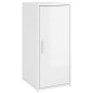 vidaXL Schuhschrank Hochglanz-Weiß 32x35x70cm Holzwerkstoff vidaXL Schuhschrank Hochglanz-Weiß 32x35x70cm Holzwerkstoff