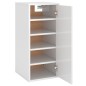 vidaXL Schuhschrank Hochglanz-Weiß 32x35x70cm Holzwerkstoff vidaXL Schuhschrank Hochglanz-Weiß 32x35x70cm Holzwerkstoff
