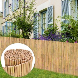vidaXL Gartenzaun Bambus 300 x 100 cm