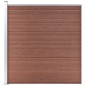 Gartenzaun WPC 1564x186 cm Braun Gartenzaun WPC 1564x186 cm Braun
