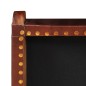 vidaXL Relaxstuhl Klappbar Braun Echtleder vidaXL Relaxstuhl Klappbar Braun Echtleder