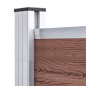 Gartenzaun WPC 1564x186 cm Braun Gartenzaun WPC 1564x186 cm Braun
