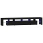 vidaXL TV-Schrank mit LED-Leuchten Schwarz 230x36,5x40 cm vidaXL TV-Schrank mit LED-Leuchten Schwarz 230x36,5x40 cm