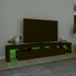 vidaXL TV-Schrank mit LED-Leuchten Schwarz 230x36,5x40 cm vidaXL TV-Schrank mit LED-Leuchten Schwarz 230x36,5x40 cm