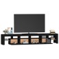 vidaXL TV-Schrank mit LED-Leuchten Schwarz 230x36,5x40 cm vidaXL TV-Schrank mit LED-Leuchten Schwarz 230x36,5x40 cm