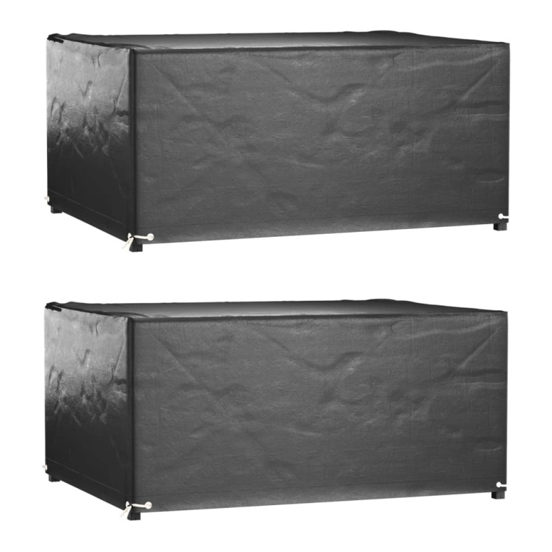 vidaXL Gartenmöbel-Abdeckungen 2 Stk. 8 Ösen 180x135x80 cm Rechteckig vidaXL Gartenmöbel-Abdeckungen 2 Stk. 8 Ösen 180x135x80 cm Rechteckig