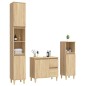 vidaXL 3-tlg. Badmöbel-Set Sonoma-Eiche Holzwerkstoff vidaXL 3-tlg. Badmöbel-Set Sonoma-Eiche Holzwerkstoff