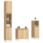 vidaXL 3-tlg. Badmöbel-Set Sonoma-Eiche Holzwerkstoff vidaXL 3-tlg. Badmöbel-Set Sonoma-Eiche Holzwerkstoff
